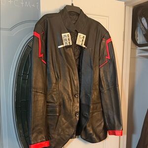 Cyberpunk 2077 Custom Real Leather Arasake Corpo Blazer